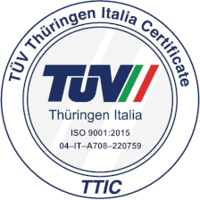 Logo certificazione qualità TUV - ISO 9001