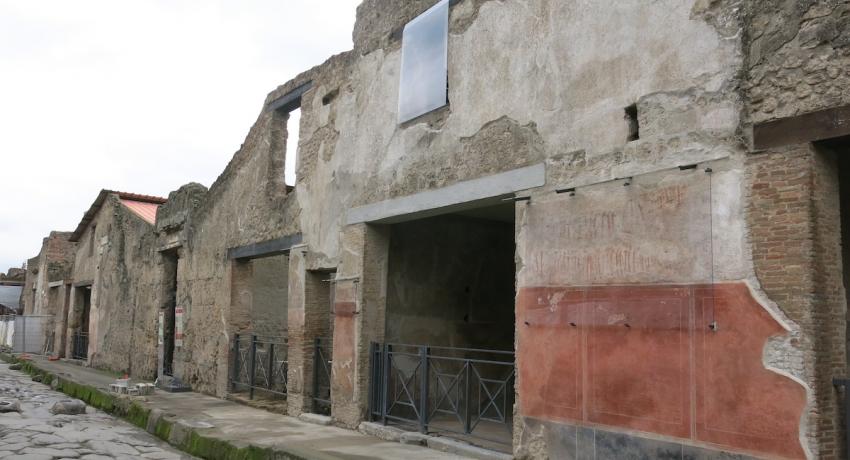 facciata Fullonica di Stephanus in Pompei