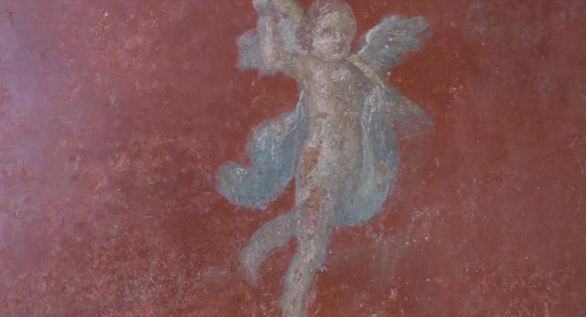 particolare decoro Fullonica di Stephanus in Pompei