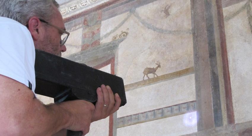indagini Fullonica di Stephanus in Pompei